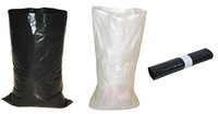 Sacs poubelles et gravats