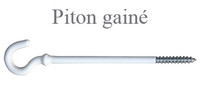 Pitons acier zingué 145 mm