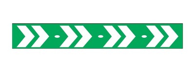 Étiquette de signalisation, flèche chevron (étroite) LUM10409.jpg