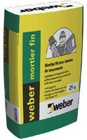 Mortier weber mortier fin (ex Bat express fin) 25 kg