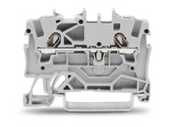 Borne de passage pour 2 conducteurs section 1,5 mm²