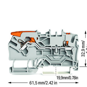 2 conducteurs par bornier avec levier et bouton poussoir 2,5 mm² 2102-5201 2.jpg