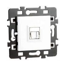 Prise RJ45 STP avec enjoliveur - Cat 6A - Grade 3 EUR'OHM 61879