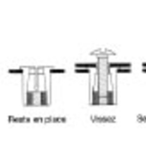 Écrou Aveugle GOK 1/4" Type BM Avec Joint Caoutchouc - Référence 4580