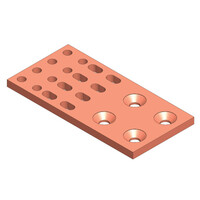 plage d'extension 100x10 pour conducteur 960, 1280 et 1810mm2 Type 1