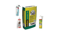 Mousse, mastic, colles, ciments, enduits